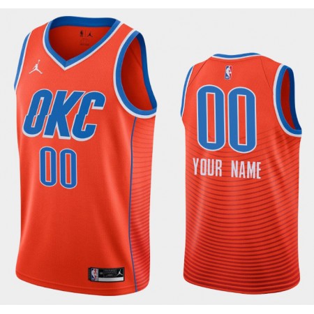 Maillot Basket Oklahoma City Thunder Personnalisé 2020-21 Jordan Brand Statement Edition Swingman - Homme